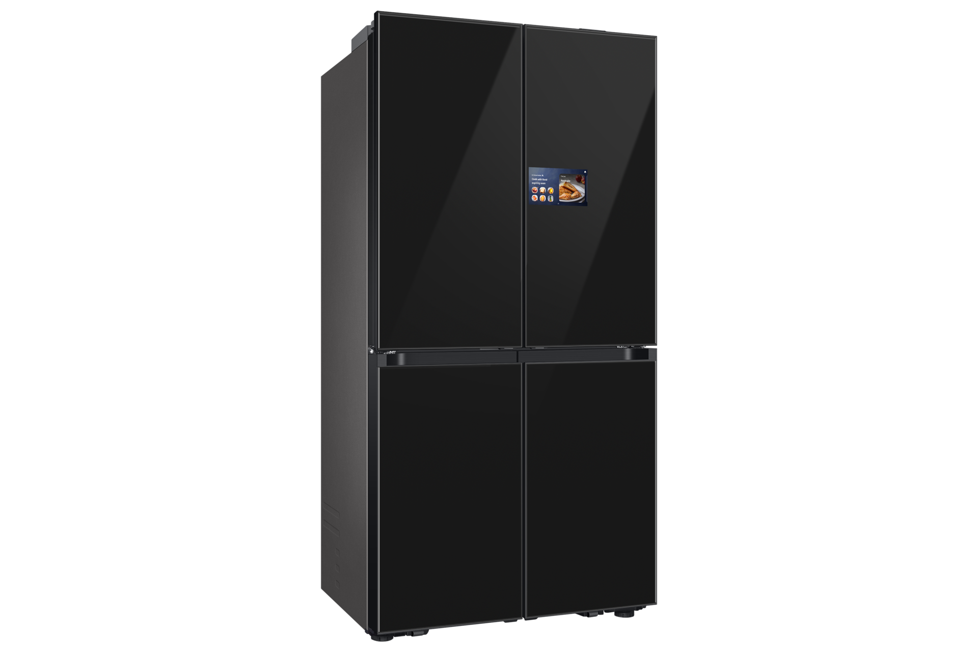 Bespoke AI Refrigerator FDR AI Home L-Perspective Glam Deep Charcoal 