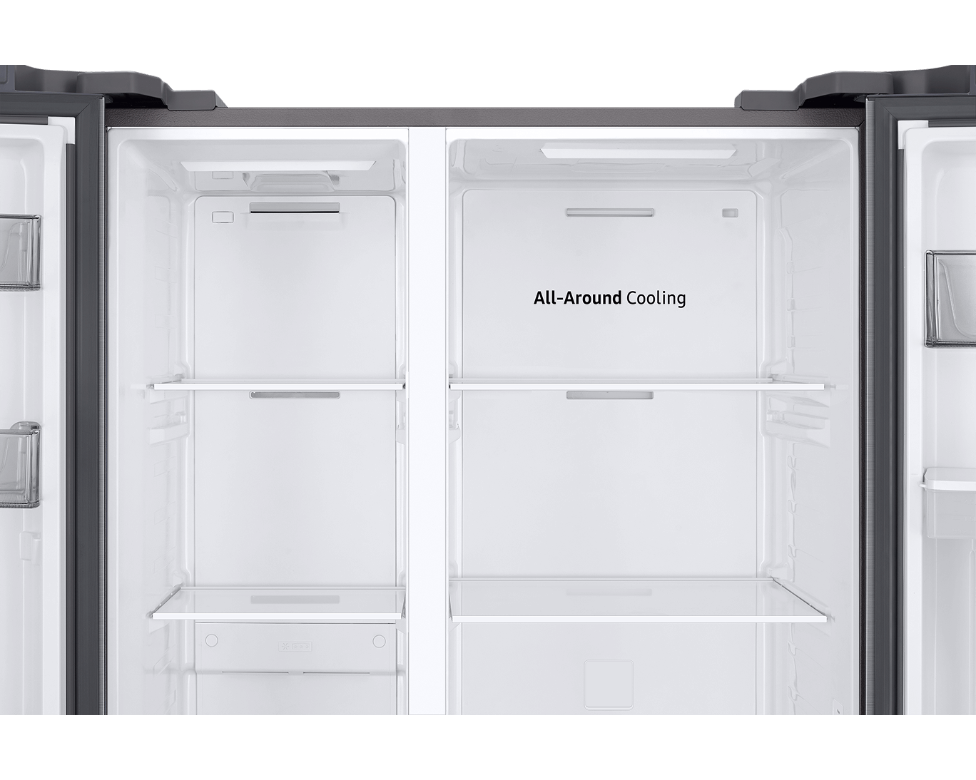 Geladeira Side by Side SmartThings com Dispenser de Água RS57 Inox 560L 127V Inox/prata