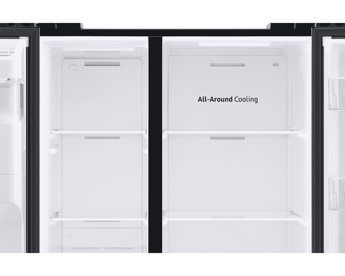 Geladeira Side by Side RS60 602L Black Inox Look 127V Black Inox Look