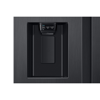 Geladeira Side by Side RS60 602L Black Inox Look 127V Black Inox Look