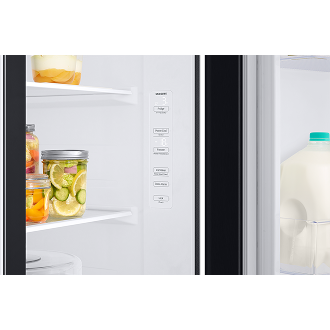 Geladeira Side by Side RS60 602L Black Inox Look 127V Black Inox Look