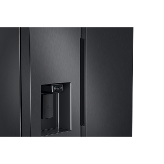 Geladeira Side by Side RS60 602L Black Inox Look 127V Black Inox Look