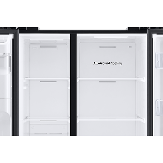 Geladeira Side by Side RS60 602L Black Inox Look 127V Black Inox Look