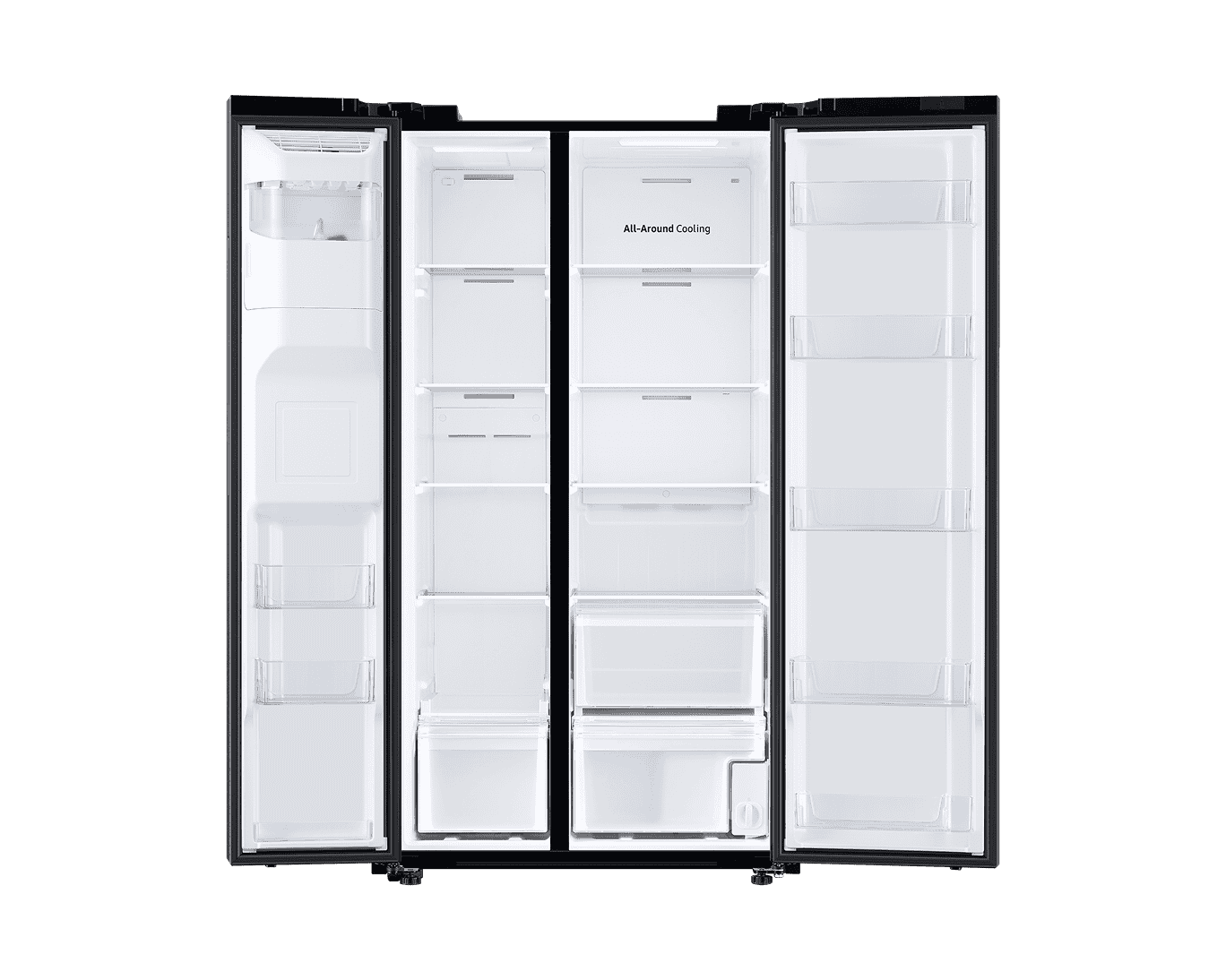 Geladeira Side by Side RS60 602L Black Inox Look 220V Black Inox Look