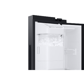 Geladeira Side by Side RS60 602L Black Inox Look 220V Black Inox Look