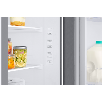 Geladeira Side by Side RS60 602L Inox Look 127V Inox Look