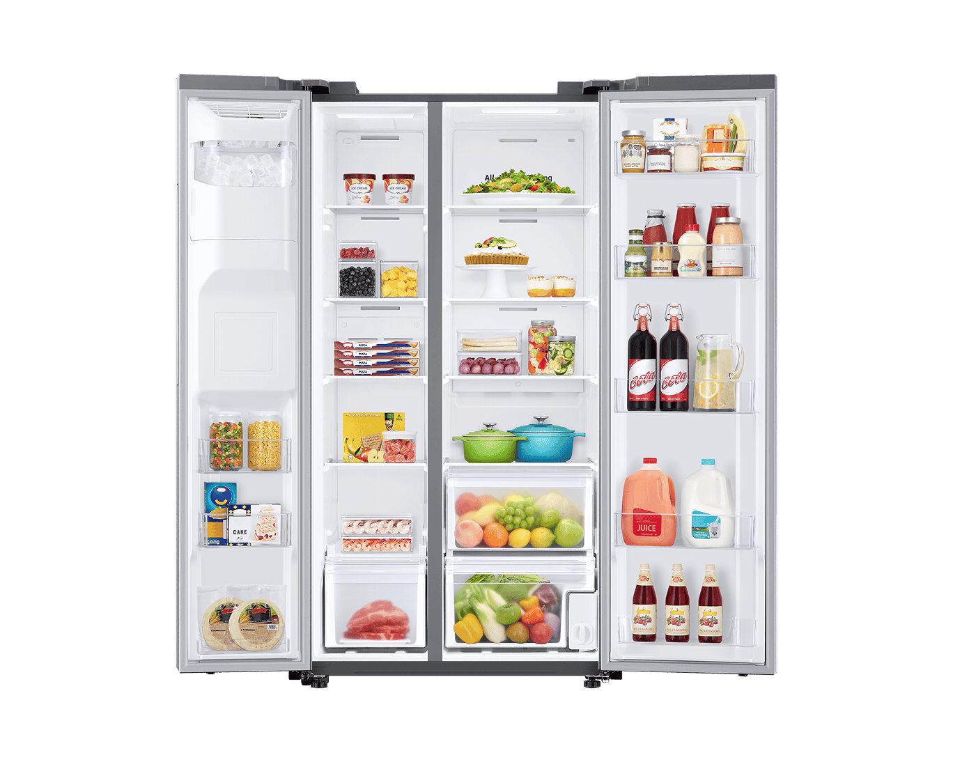 Geladeira Side by Side RS60 602L Inox Look 220V Inox Look