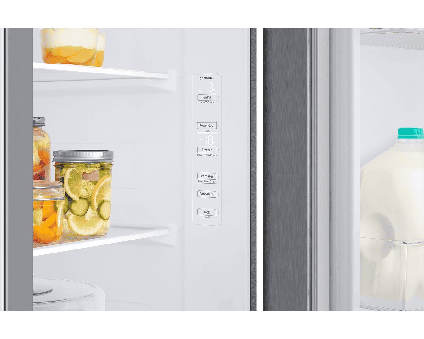 Geladeira Side by Side RS60 602L Inox Look 220V Inox Look