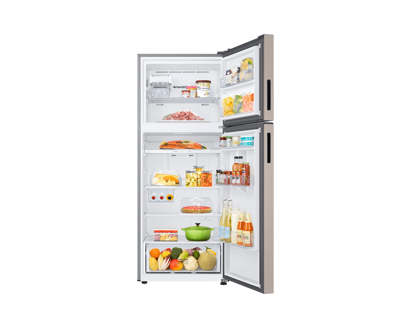 abertura-frontal-com-alimentos Essencial Bege