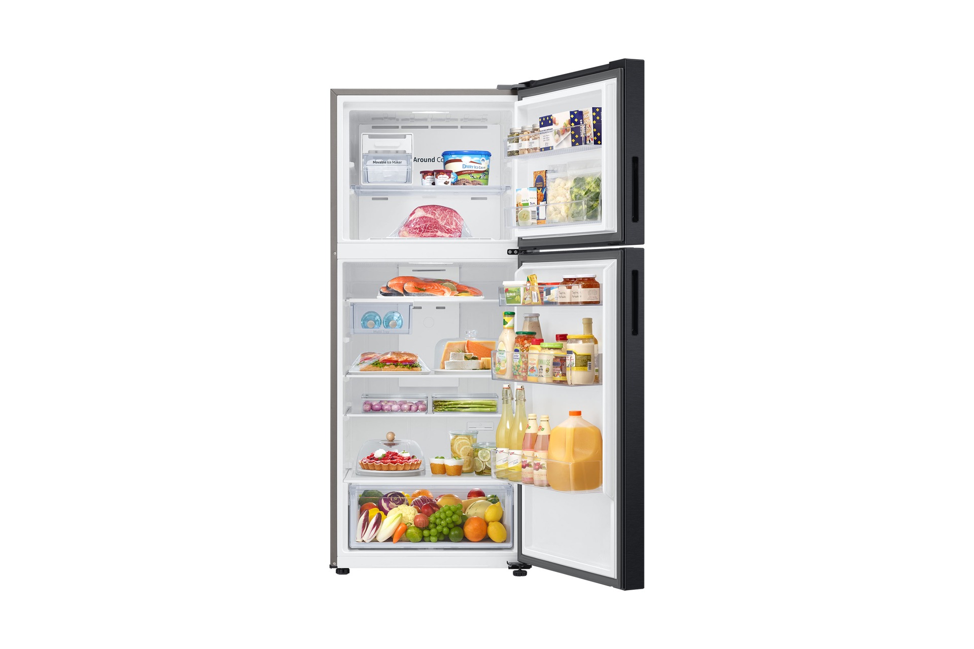 RT6300A Top Mount Freezer Refrigerators with Flat Door Design