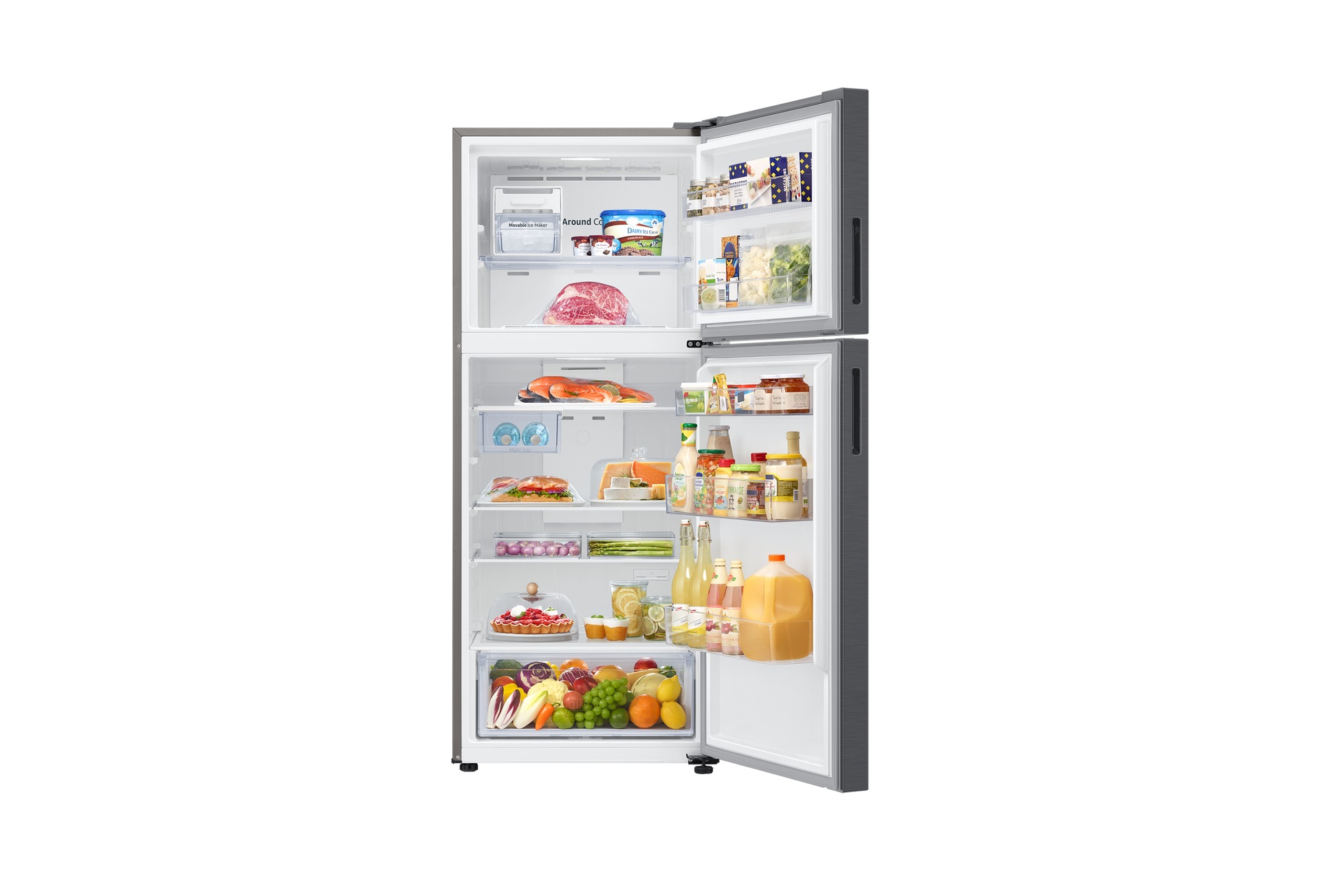 RT6300A Top Mount Freezer Refrigerators with Flat Door Design
