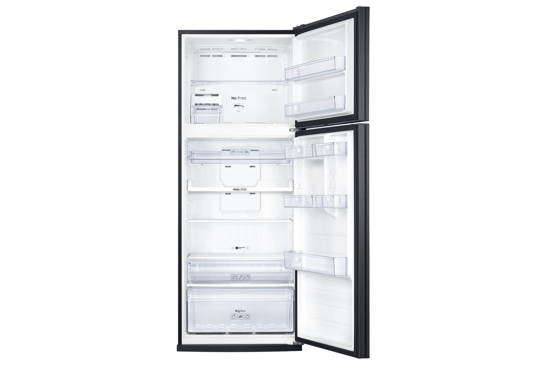 Geladeira Evolution Duplex RT46 com POWERvolt Inverter 460L Black Inox