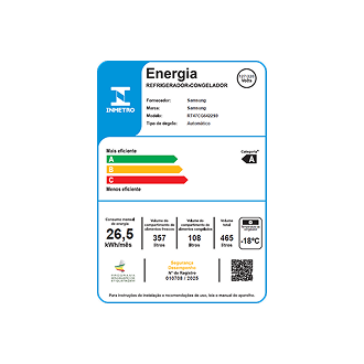 Geladeira Duplex RT47 Evolution com SmartThings AI Inox Bivolt 465L Inox