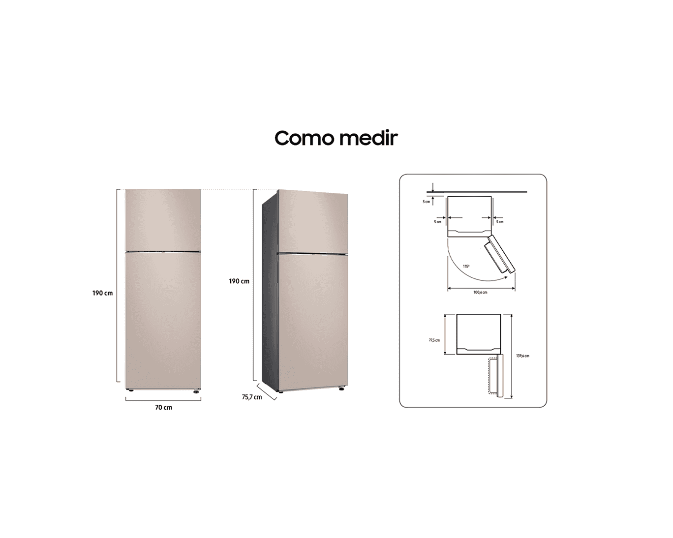 Geladeira Duplex Evolution RT53 SmartThings 518 L Bivolt Bege