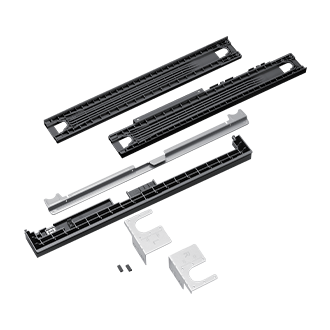 Kit De Empilhamento Lavadora e Secadora Frontload Samsung Bespoke AI Laundry Dark Gray