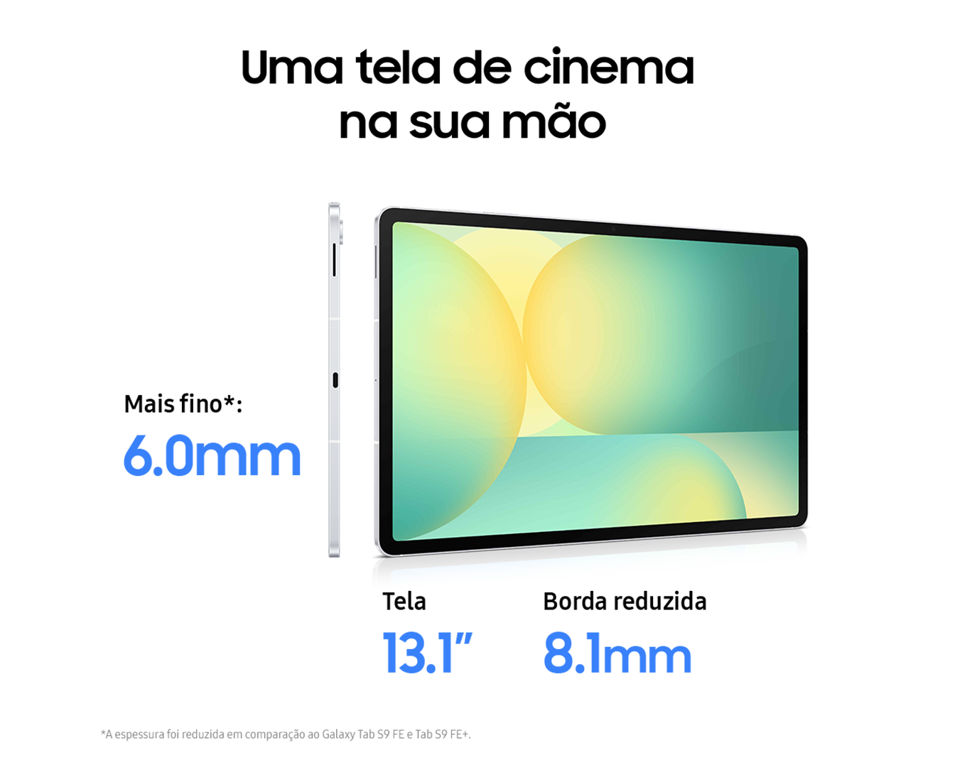 Galaxy Tab S10 FE+ 5G Prata 128 GB | Samsung Brasil