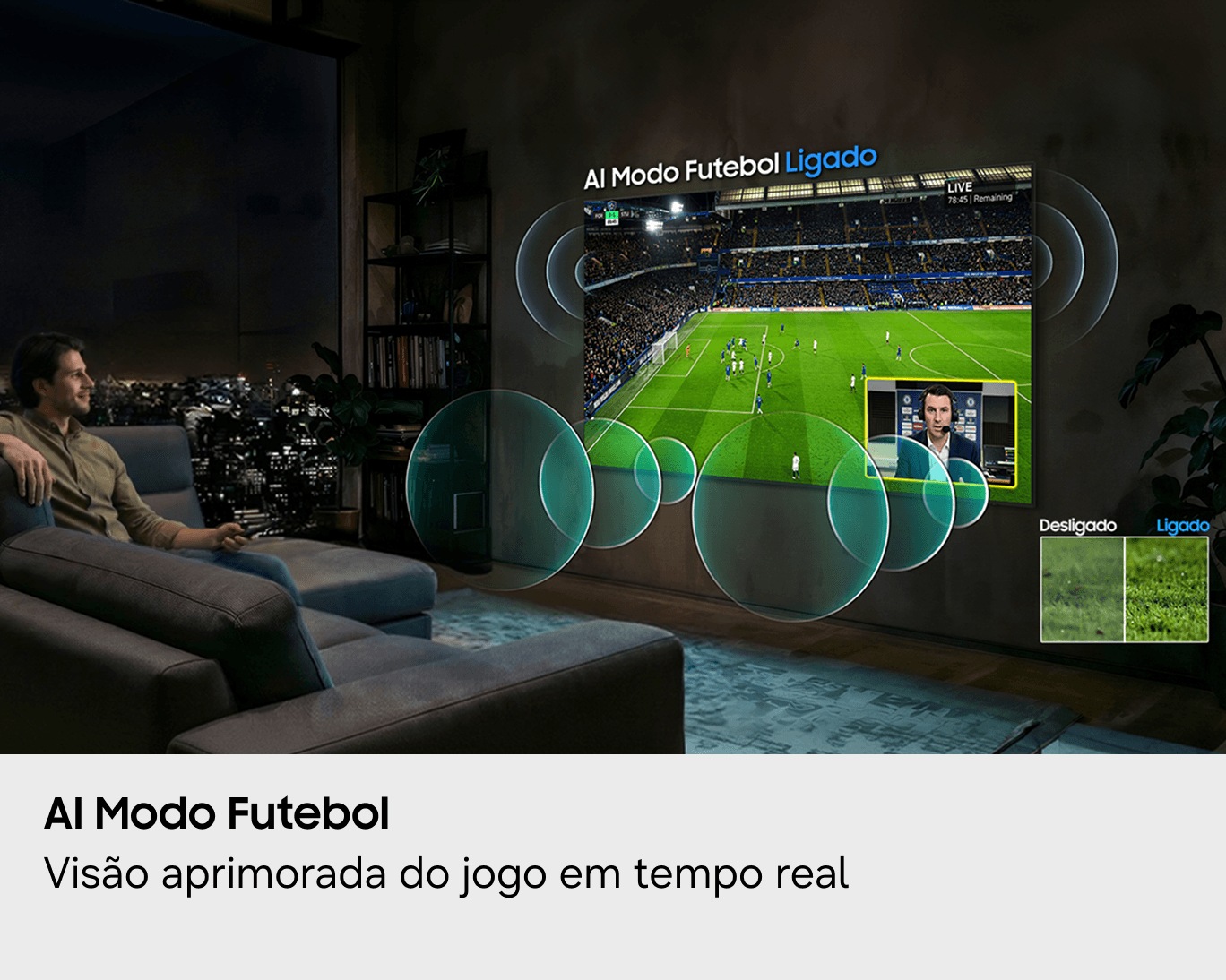Smart TV Samsung Vision AI 100" Mini LED 4K M90H (2026) Titanium Black