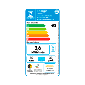 Smart TV 32 polegadas HD H5000F 2025 Black