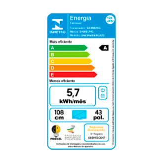 Smart TV 43 polegadas Full HD F6000F 2025 Preto
