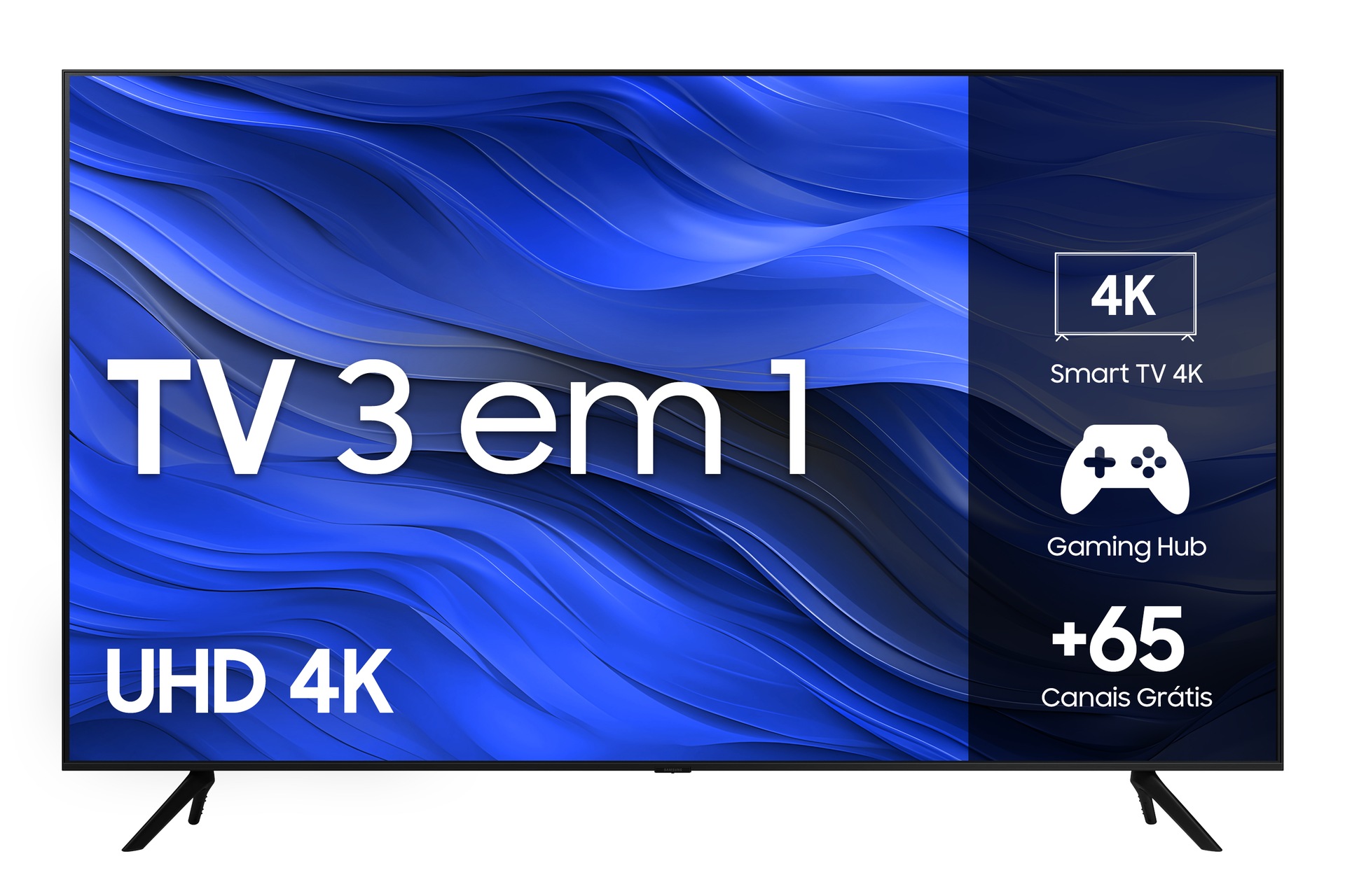 Smart TV 50 polegadas UHD 4K 2023 50CU7700 Samsung Brasil