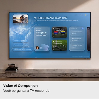 Smart TV Samsung Vision AI 50” Mini LED 4K M75H (2026) Preto
