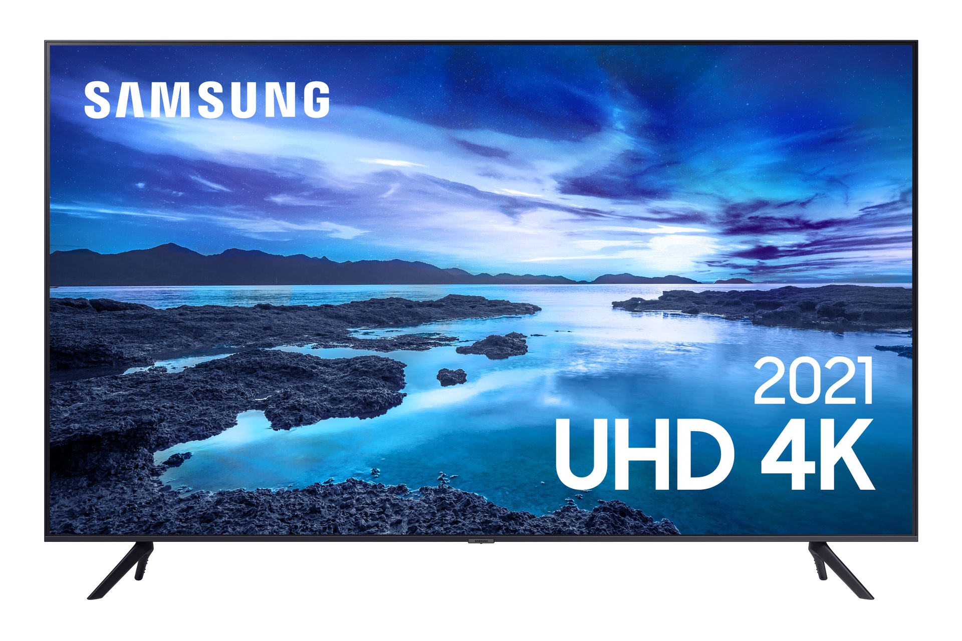 Samsung Smart Tv 55 Uhd 4k 55au7700 Processador Crystal 4k Tela Sem Limites Visual Livre De Cabos Alexa Built In Controle Unico Samsung Brasil