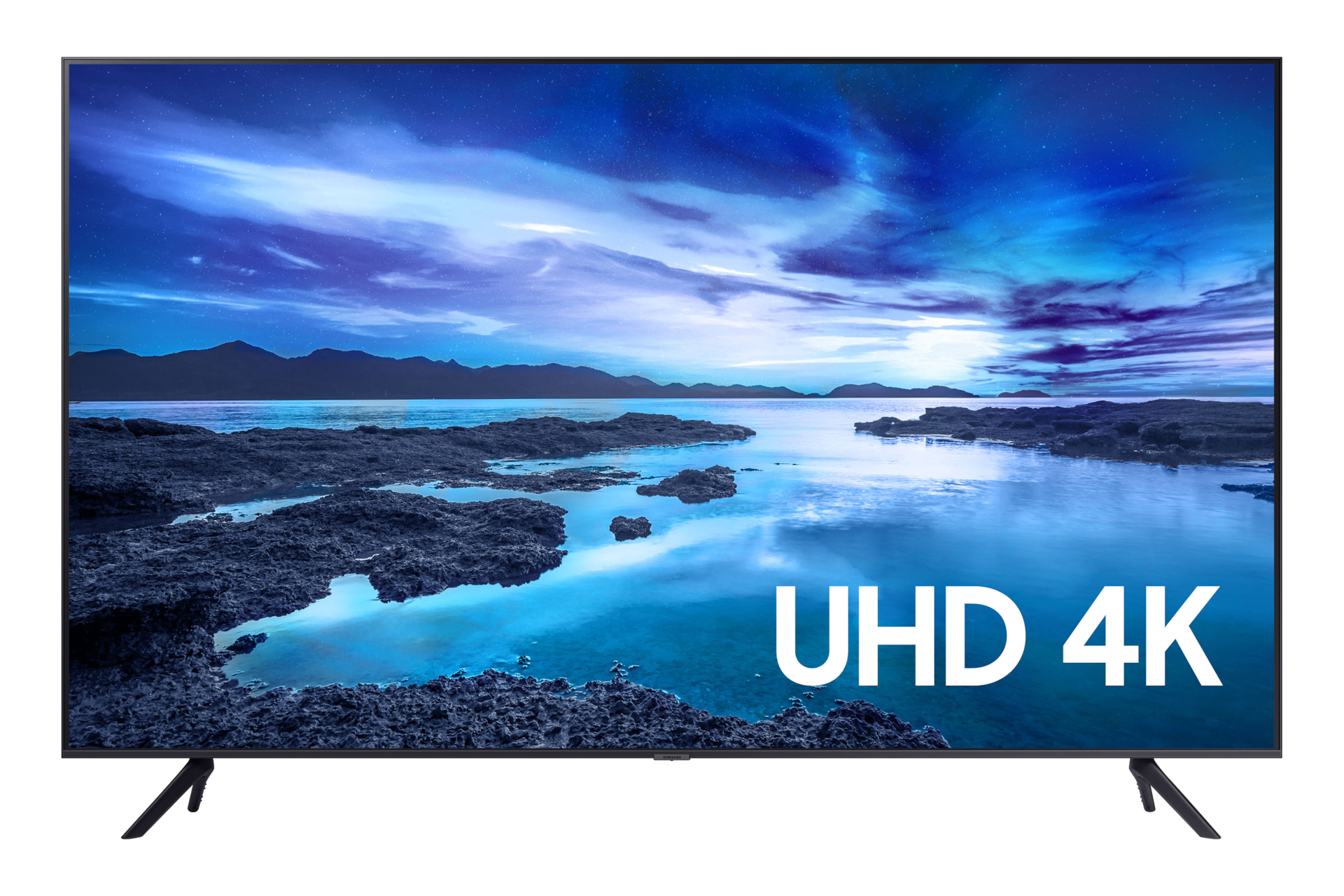 Smart TV LED 60 Samsung Crystal 4K HDR UN60AU7700GXZD com o