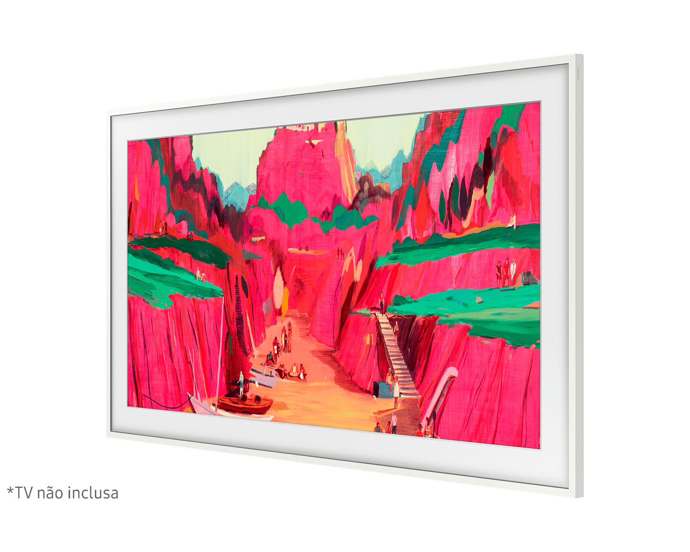 Moldura personalizável VG-SCFF R-Perspectiva Branca