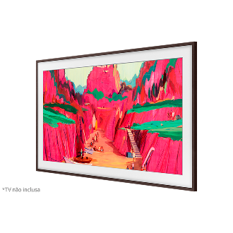 Moldura para Smart TV 75" The Frame Pro cor Marrom Marrom