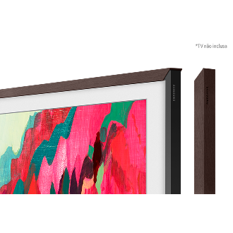 Moldura para Smart TV 75" The Frame Pro cor Marrom Marrom