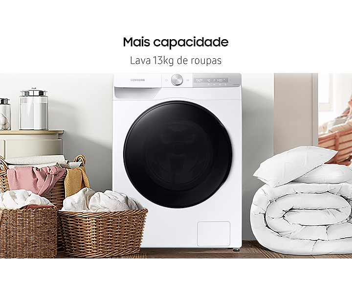 Lava e Seca WD13T Smart 13kg | Samsung Brasil