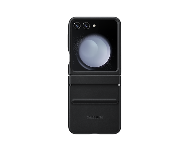 Samsung Galaxy Flip5 Flap Eco-Leather Case Black