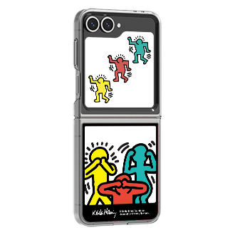 Keith Haring Photo Flipsuit Card for Galaxy Z Flip6 Yellow | Samsung Canada