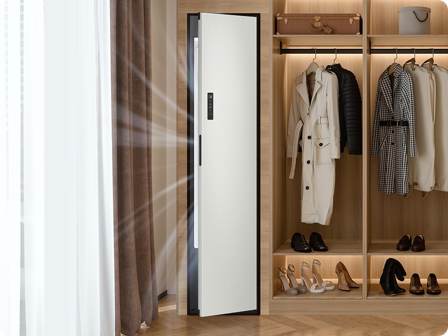 3100 Series Air Dresser with Jet Steam - Left Swing White