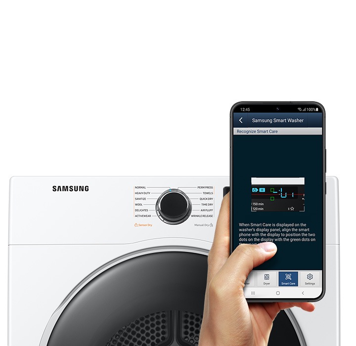 4.0 cu.ft Dryer with Sensor Dry and Smart Care White