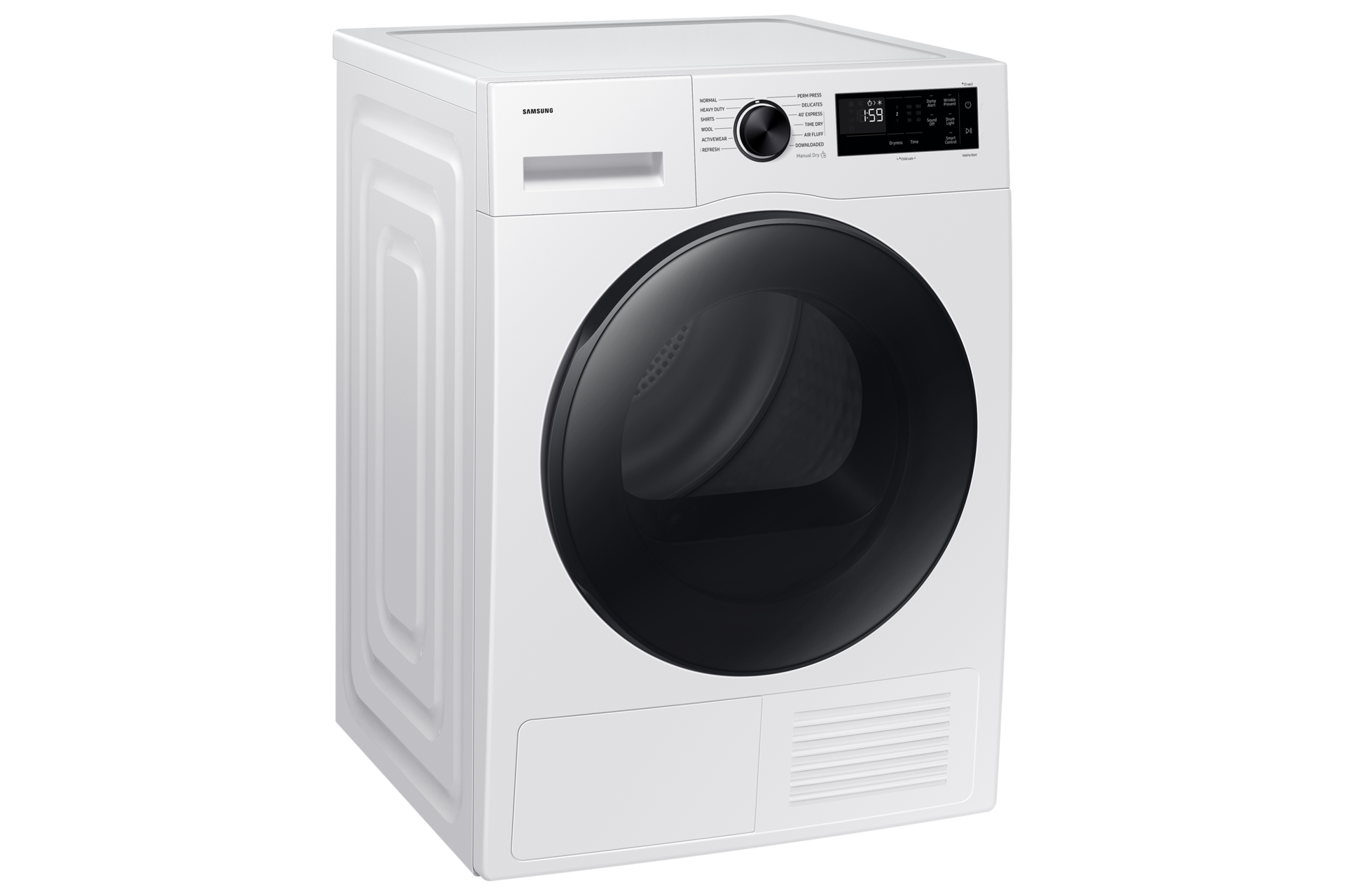 4.0 Cu.Ft. 5000 Series Compact Electric Dryer with Heat Pump Drying (2025)
 L-Perspective White 