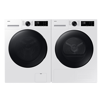 4.0 Cu.Ft. 5000 Series Compact Electric Dryer with Heat Pump Drying (2025)
 Front-Pair White 