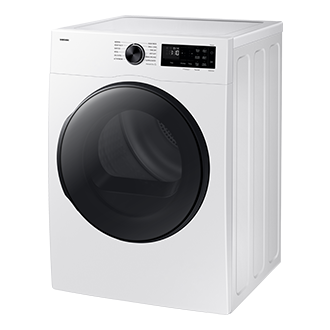 Laundry Dryer with Sensor Dry and Reversible Door R-Perspective White 