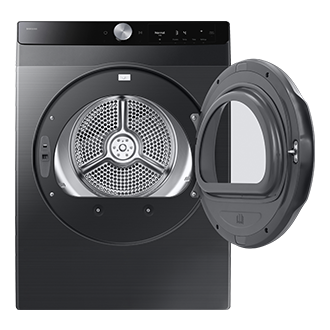 Laundry Dryer with AI Control and Sensor Dry Front-Open Black 