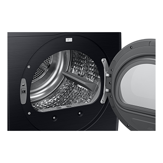 Laundry Dryer with AI Control and Sensor Dry Detail-Drum Black 