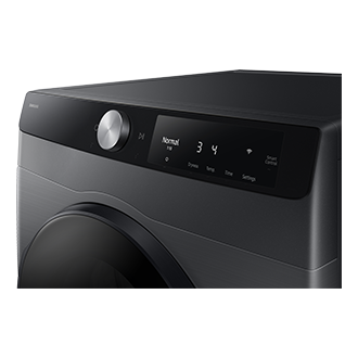 Laundry Dryer with AI Control and Sensor Dry Panel-Control1 Black 