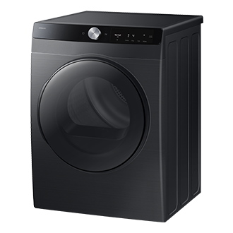 Laundry Dryer with AI Control and Sensor Dry R-Perspective Black 