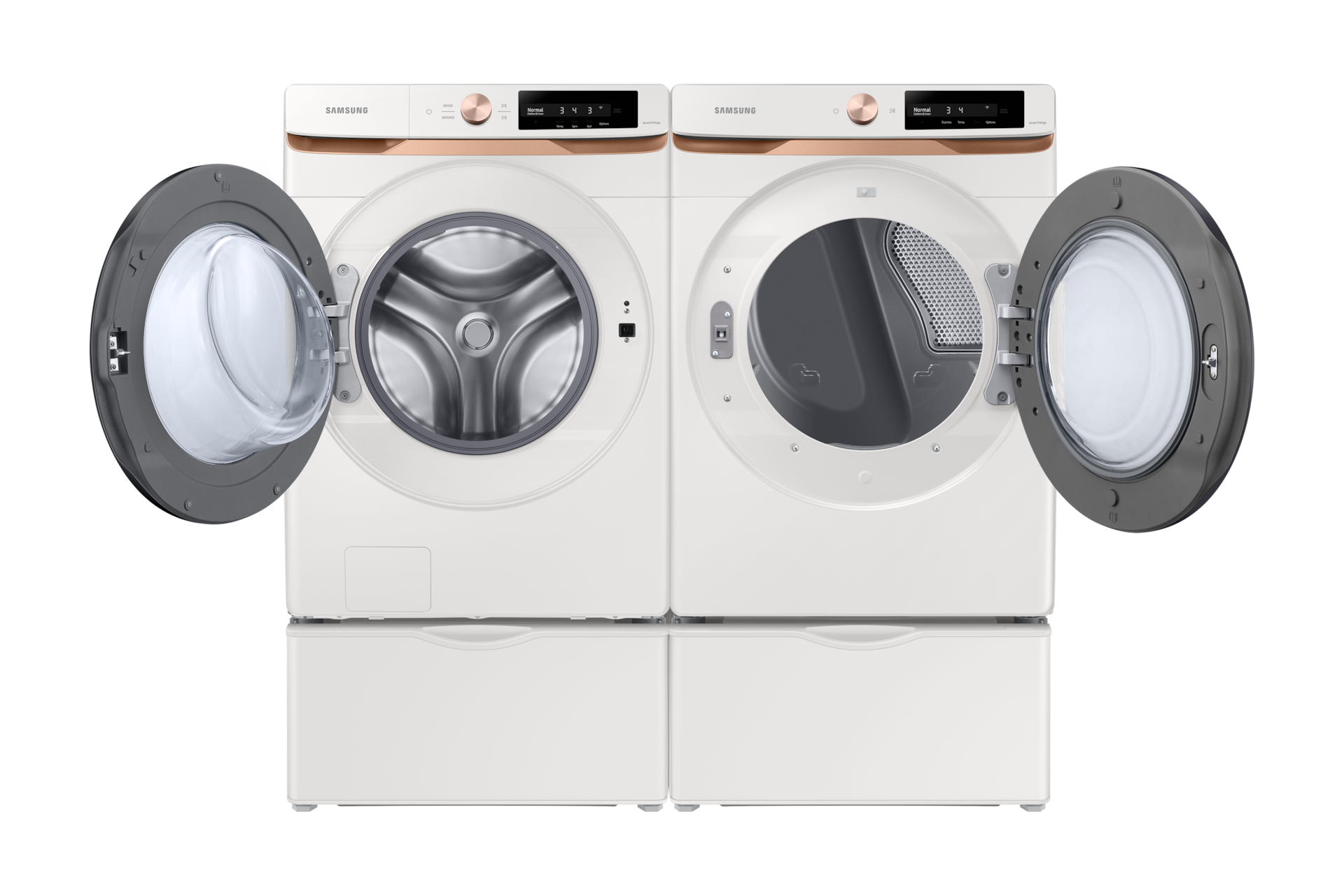 front-pair-open2 Ivory White