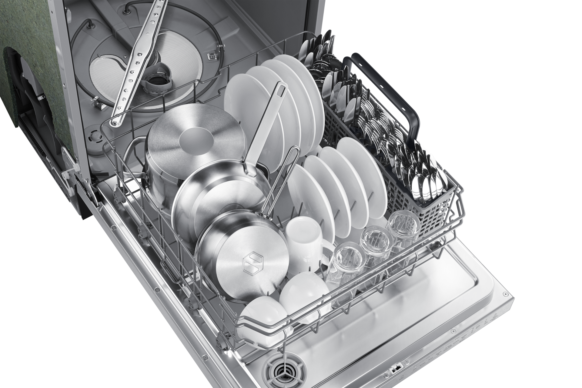 53 dBA Fingerprint-resistant Dishwasher with Adjustable Rack | Samsung Canada