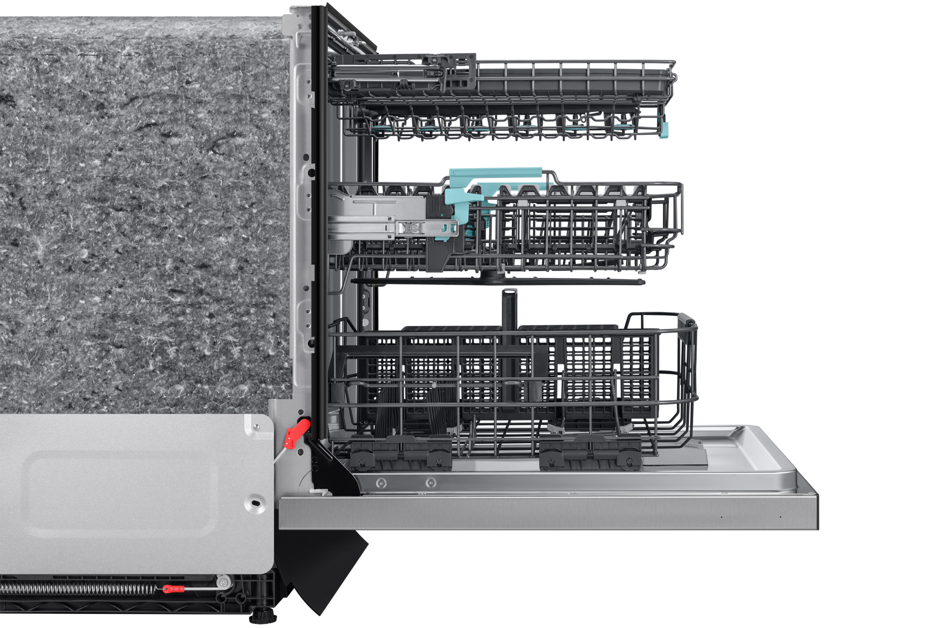 Auto Open-Door Dishwasher w/AI Wash and Upgraded 3rd Rack Washing System | Samsung Canada