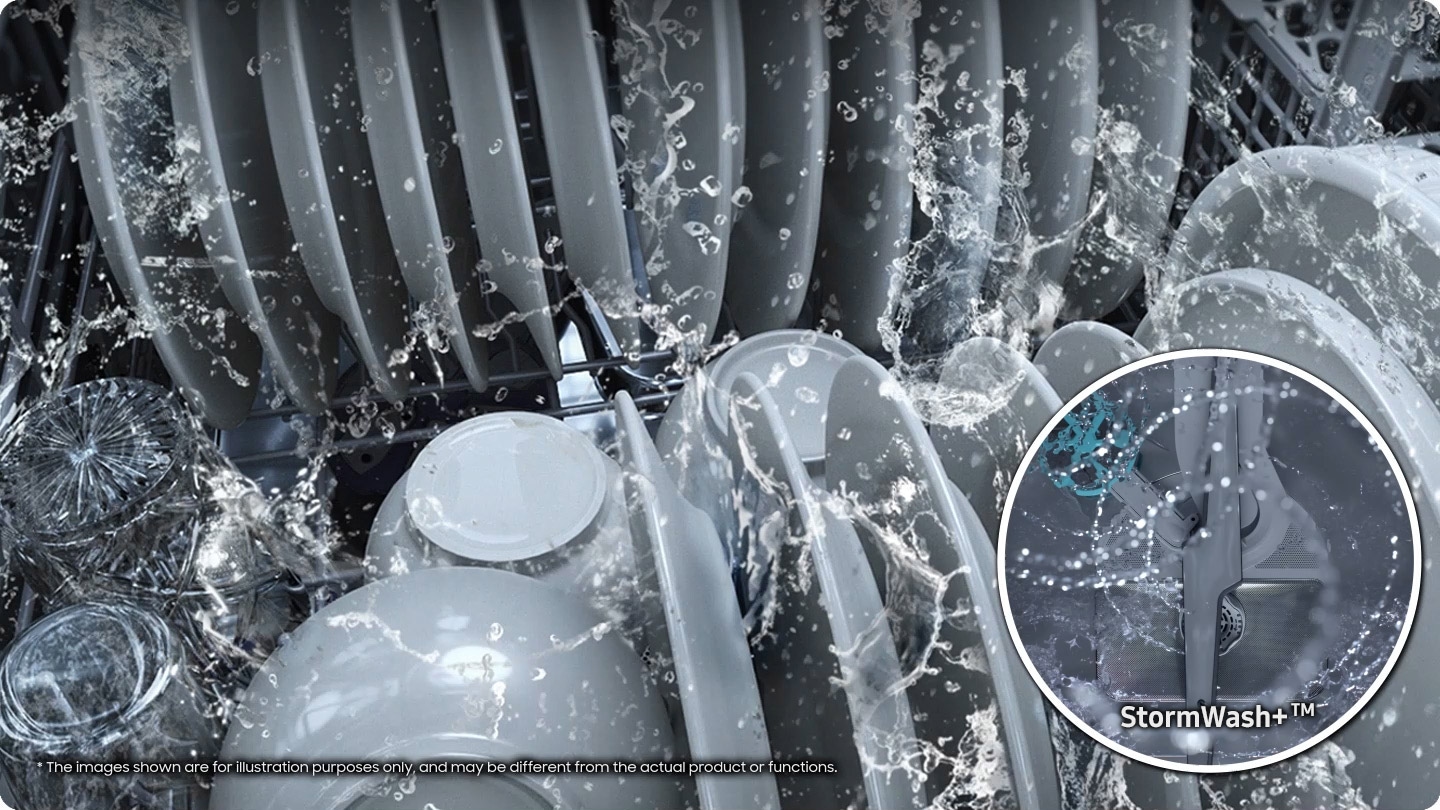 Auto Open-Door Dishwasher w/AI Wash and Upgraded 3rd Rack Washing System | Samsung Canada