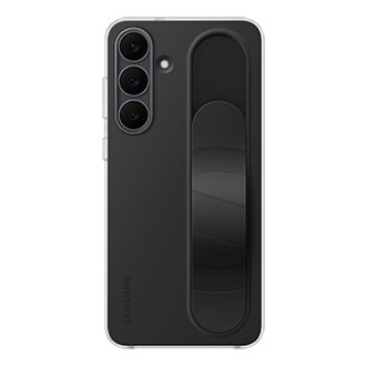Galaxy S25 FE Standing Grip Case Front2 Black 