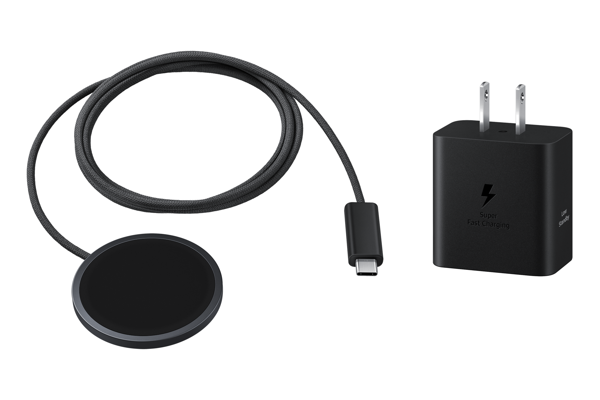 Magnet Wireless Charger (with Adapter) Dark Grey
