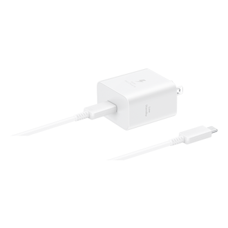 45W Power Adapter (2024) L-Perspective White 