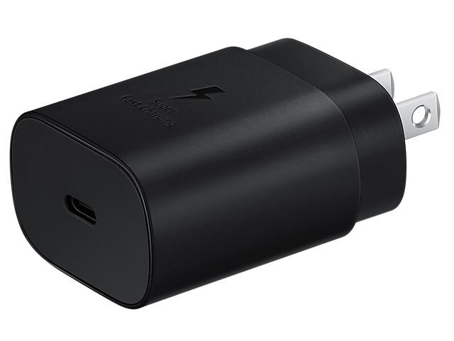 Wall Charger for Super Fast Charging (25W) Black | Samsung Canada